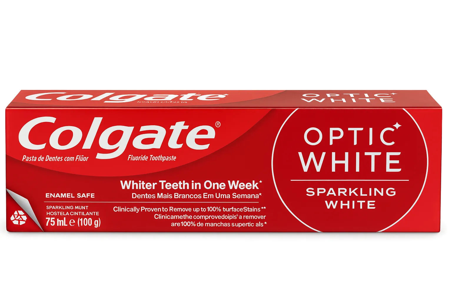 patte dentifrice colgate optic white 75ml - Cosmétique| Supermarche Dakar-Senegal